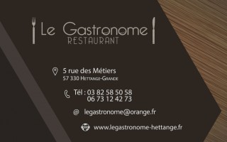 Logo + carte de visite Gastronome