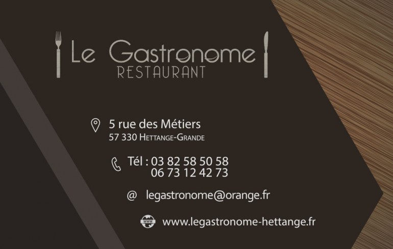 Logo + carte de visite Gastronome